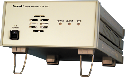[Product Picture/Front] Nitsuki - MODEL 6576A: ルビジウム発振器（可搬型） Portable Rb Oscillator (GPS)