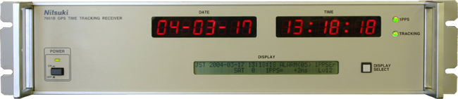 MODEL 7651B: GPS時刻・周波数同期受信機 MODEL 7651B: GPS時刻・周波数同期受信機