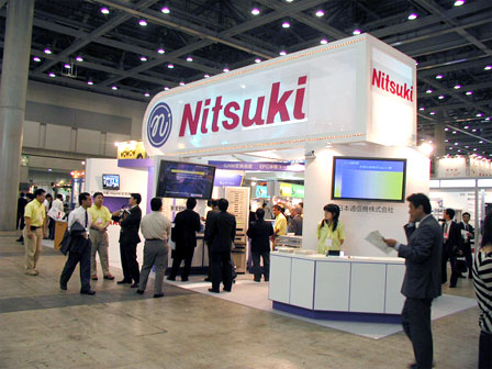 ケーブルテレビ2005展示会・日本通信機ブースの様子